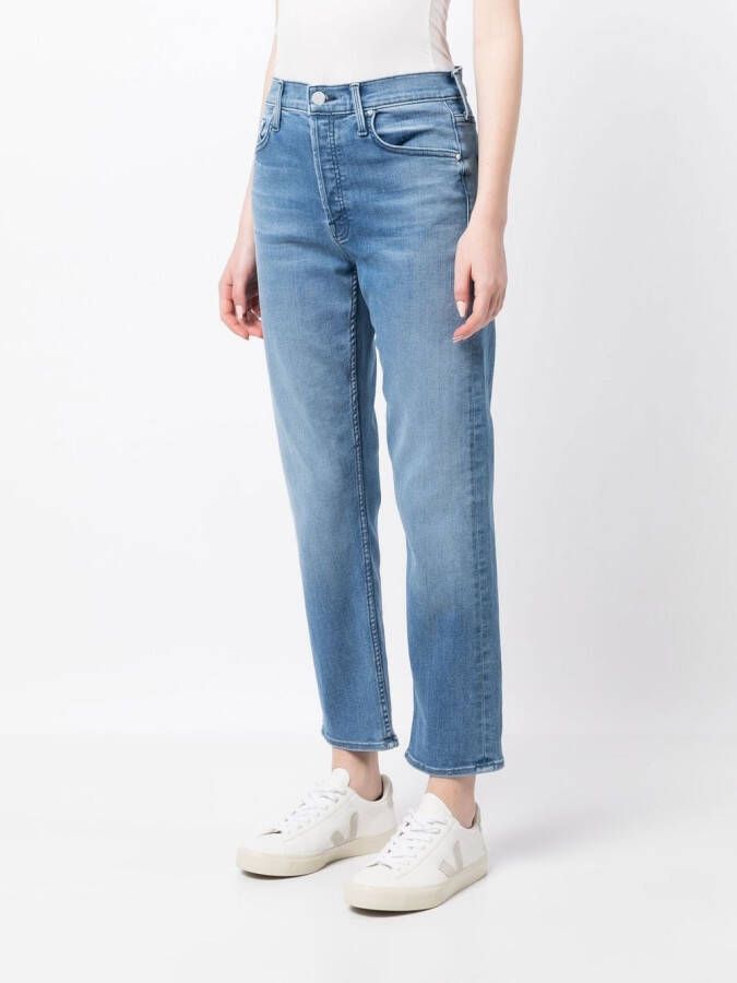 MOTHER Straight jeans Blauw