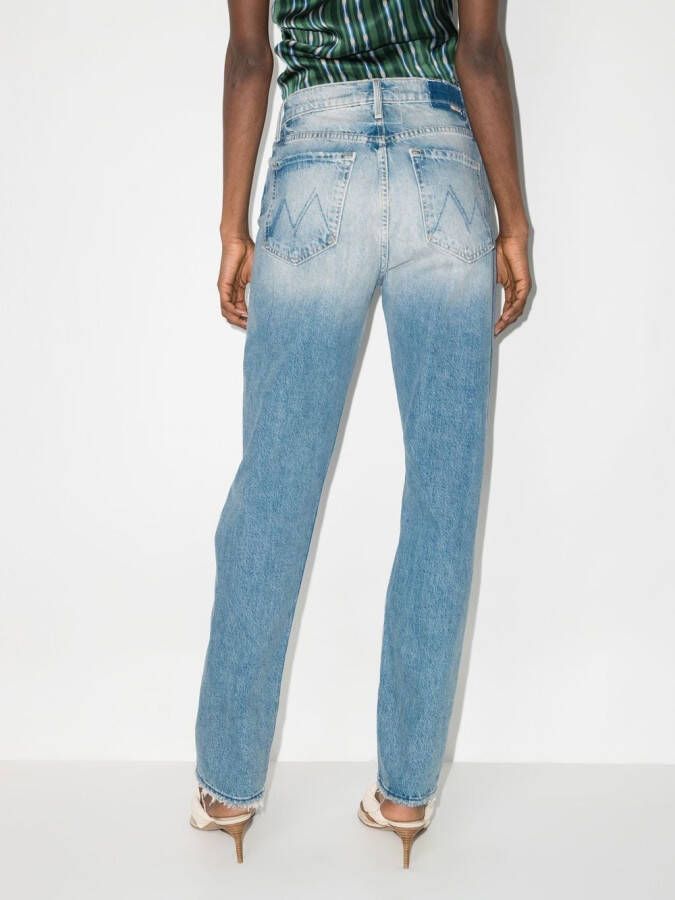 MOTHER Straight jeans Blauw