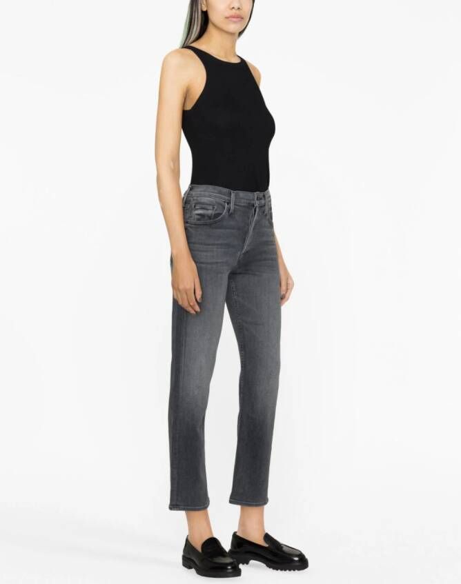 MOTHER Cropped jeans Grijs