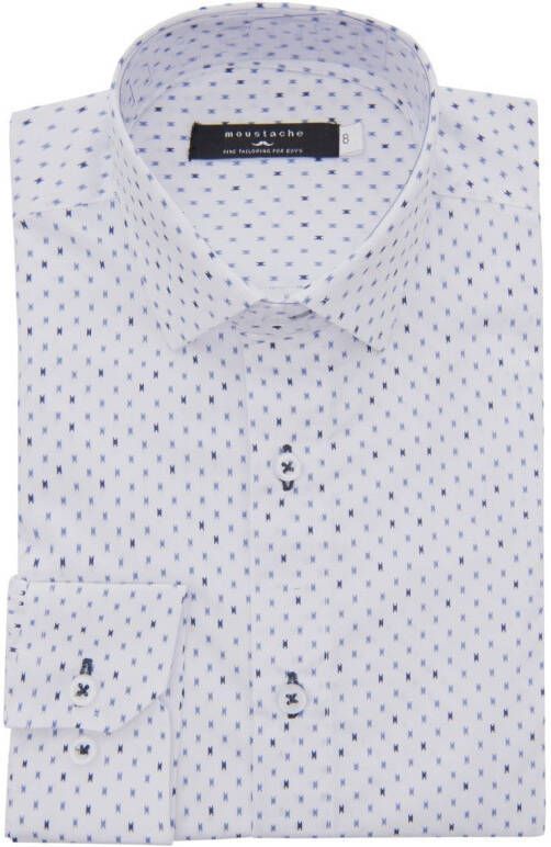 Moustache Blouse met print Wit