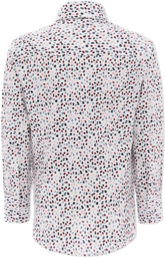 Moustache Blouse met print Wit