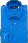 Moustache Effen blouse Blauw - Thumbnail 3
