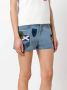 Mr & Mrs Italy patched denim shorts Blauw - Thumbnail 3
