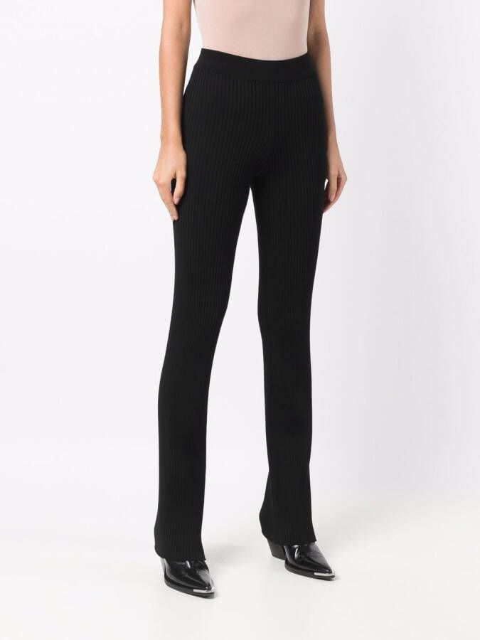 MRZ Ribgebreide broek Zwart