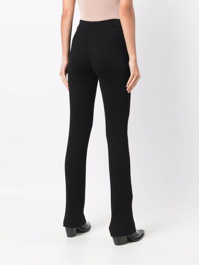 MRZ Ribgebreide broek Zwart