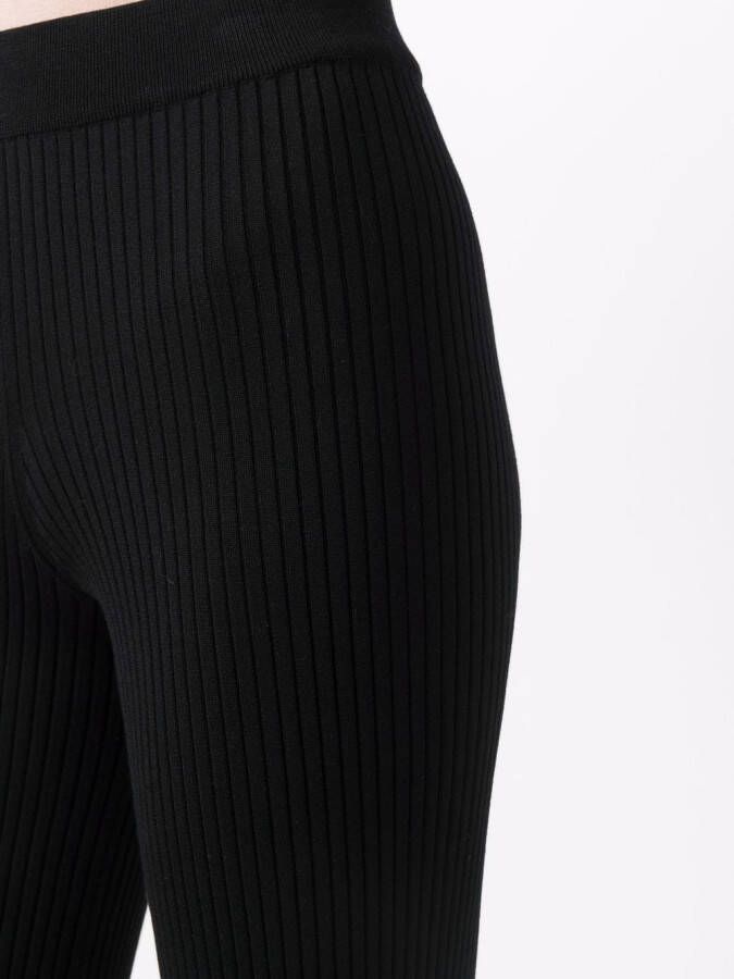 MRZ Ribgebreide broek Zwart