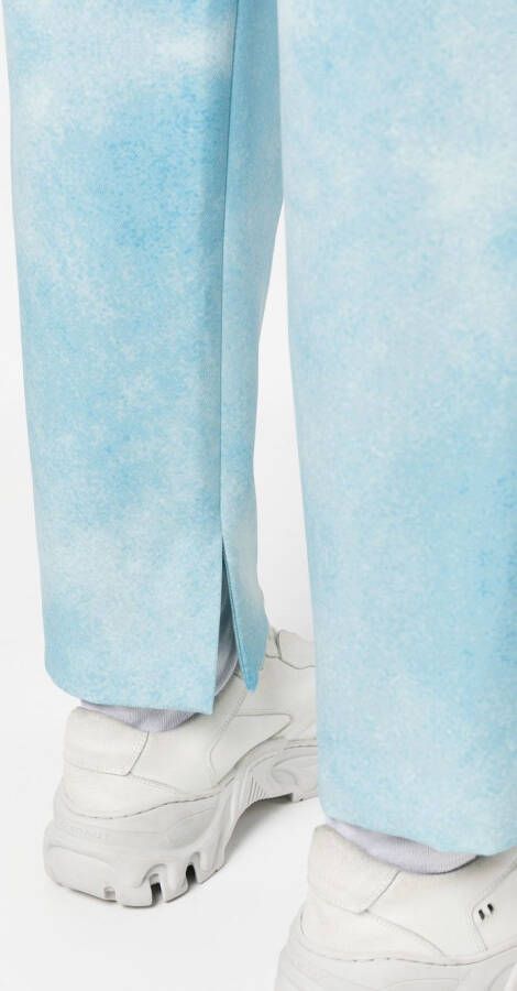 MSFTSrep Broek met tie-dye effect Blauw