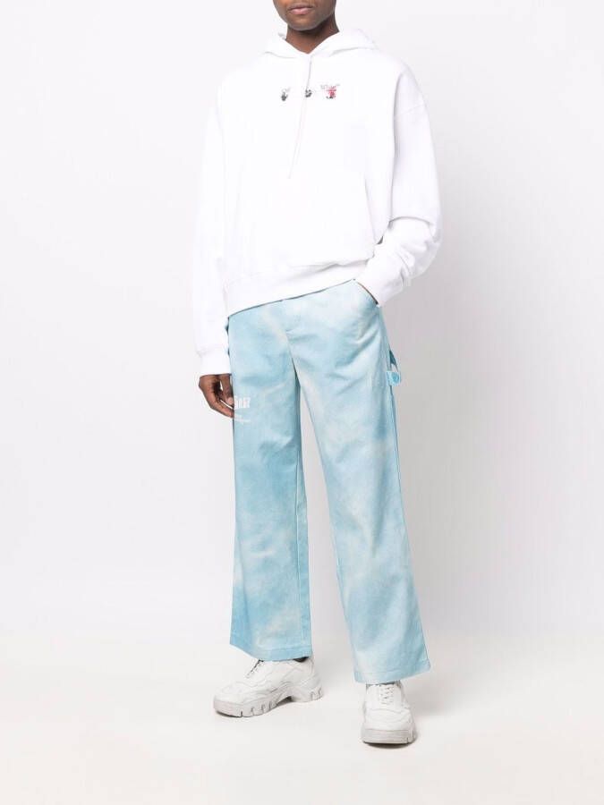 MSFTSrep Flared broek Blauw