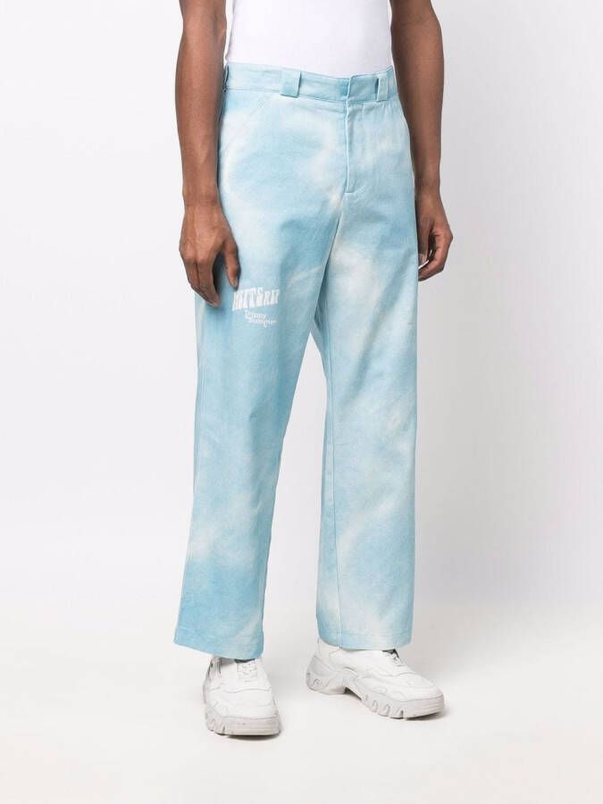 MSFTSrep Flared broek Blauw