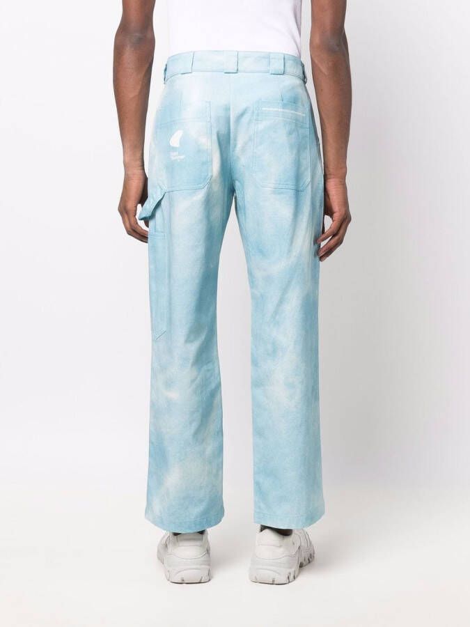 MSFTSrep Flared broek Blauw