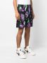 MSGM Bermuda shorts met abstracte print Zwart - Thumbnail 3