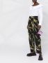 MSGM Broek met bladerprint Zwart - Thumbnail 4