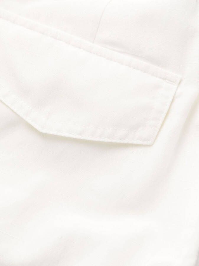 MSGM Broek met elastische taille Wit