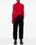 MSGM Broek met geborduurd logo Zwart - Thumbnail 1