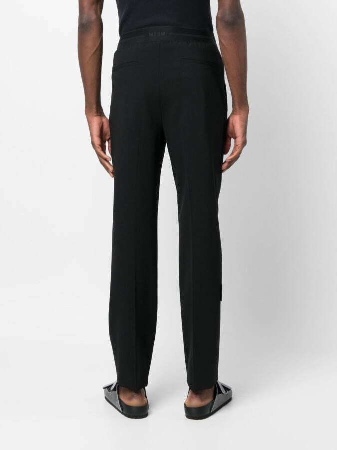 MSGM Broek met logoband Zwart