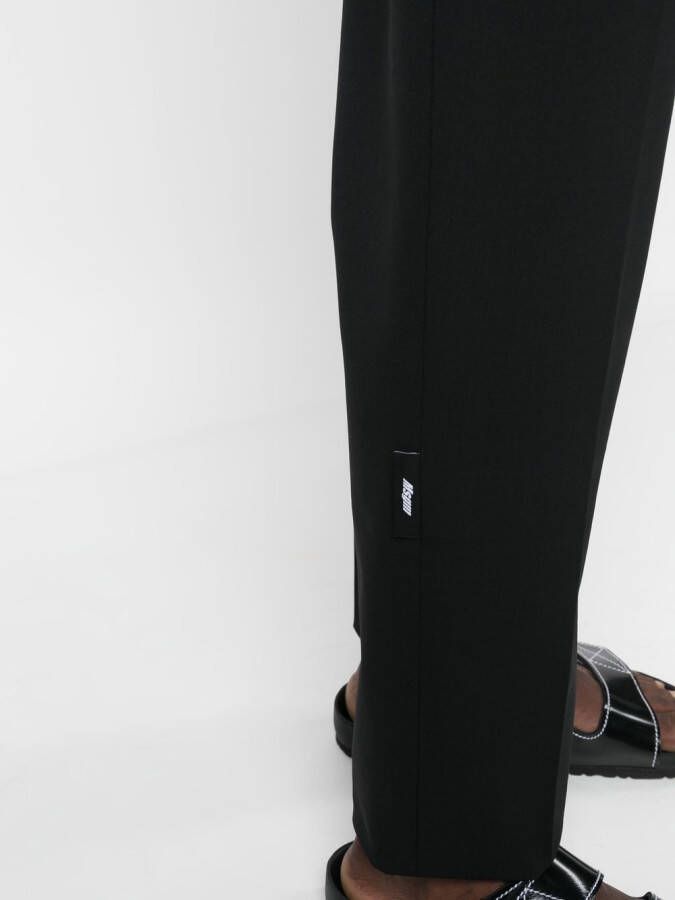 MSGM Broek met logoband Zwart