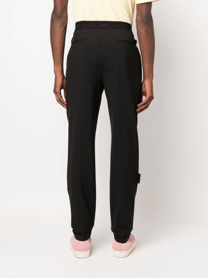 MSGM Broek met logoband Zwart