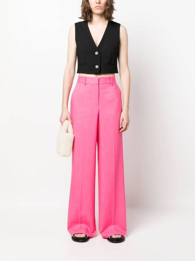 MSGM Straight pantalon Roze