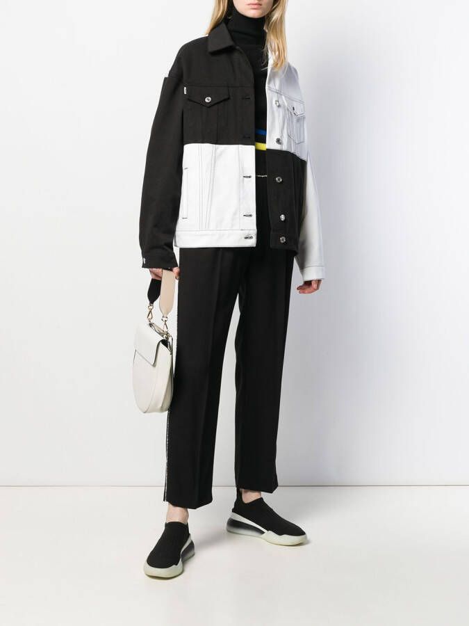 MSGM Broek verfraaid met kristal Zwart