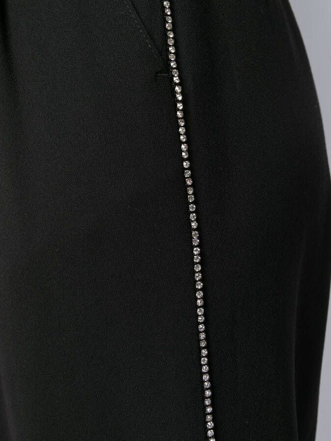 MSGM Broek verfraaid met kristal Zwart