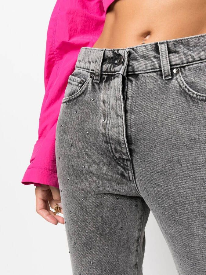MSGM Cropped jeans Grijs