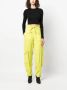 MSGM Cropped T-shirt Zwart - Thumbnail 2