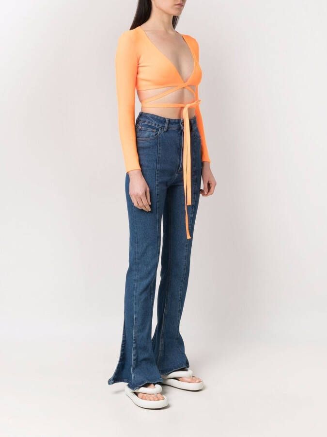 MSGM Cropped top Oranje