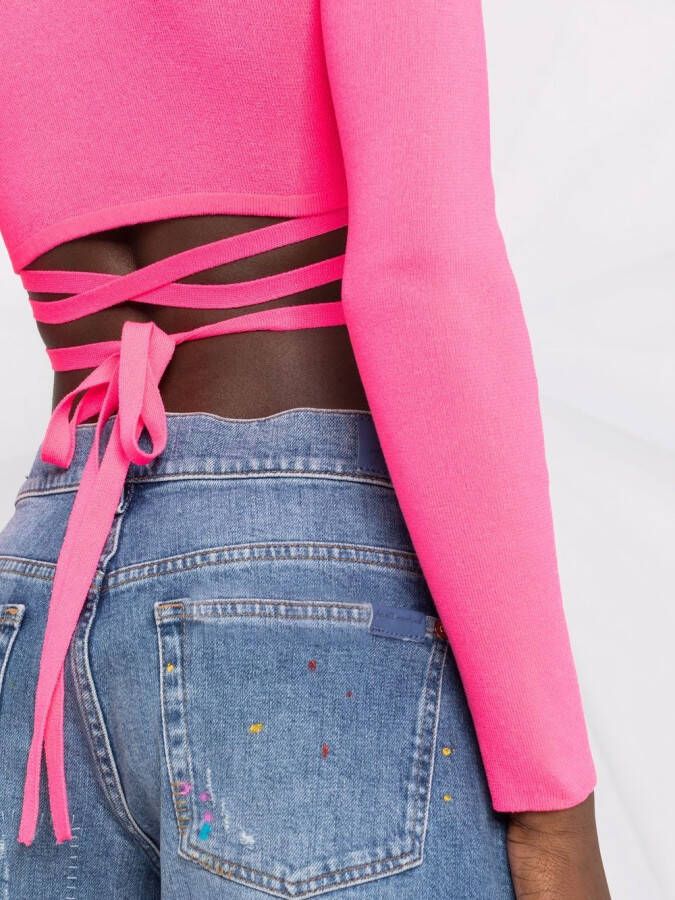 MSGM Cropped top Roze