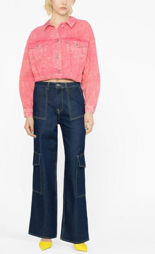 MSGM Denim jack Roze