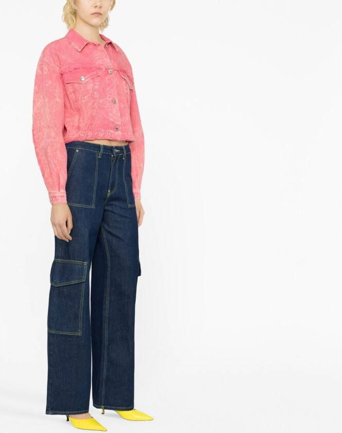 MSGM Denim jack Roze