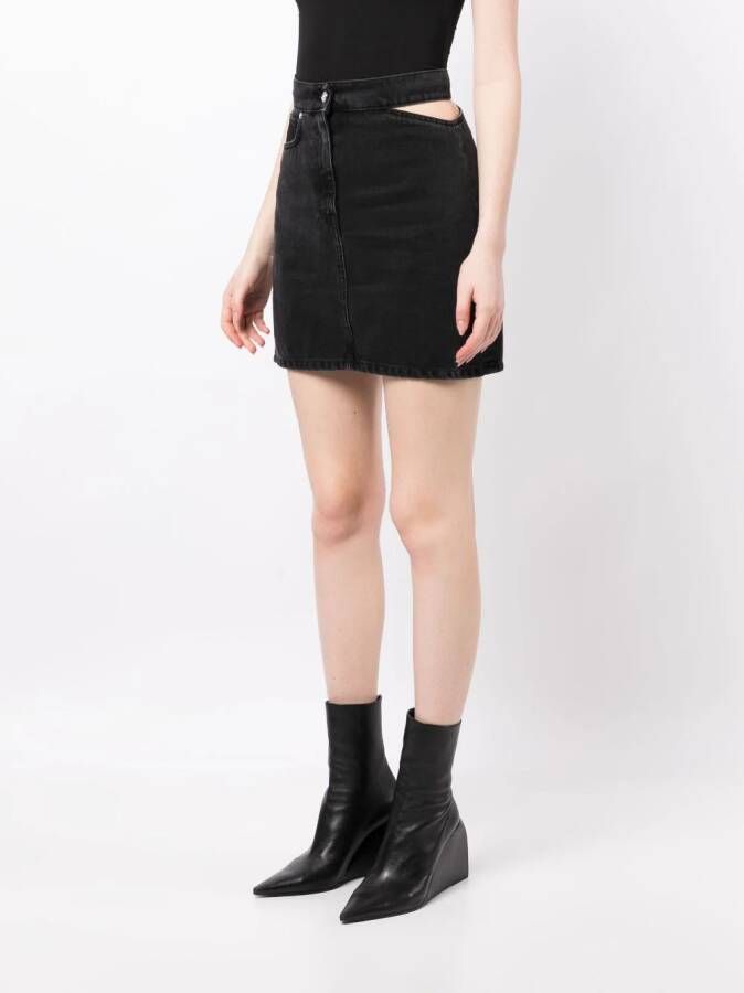 MSGM Denim mini-rok Zwart