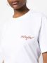 MSGM T-shirt met geborduurd logo Wit - Thumbnail 5