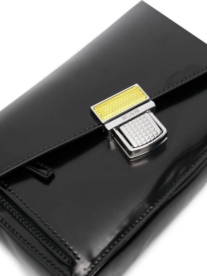 MSGM Crossbodytas van imitatieleer Zwart