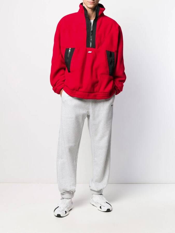 MSGM Fleece trui Rood