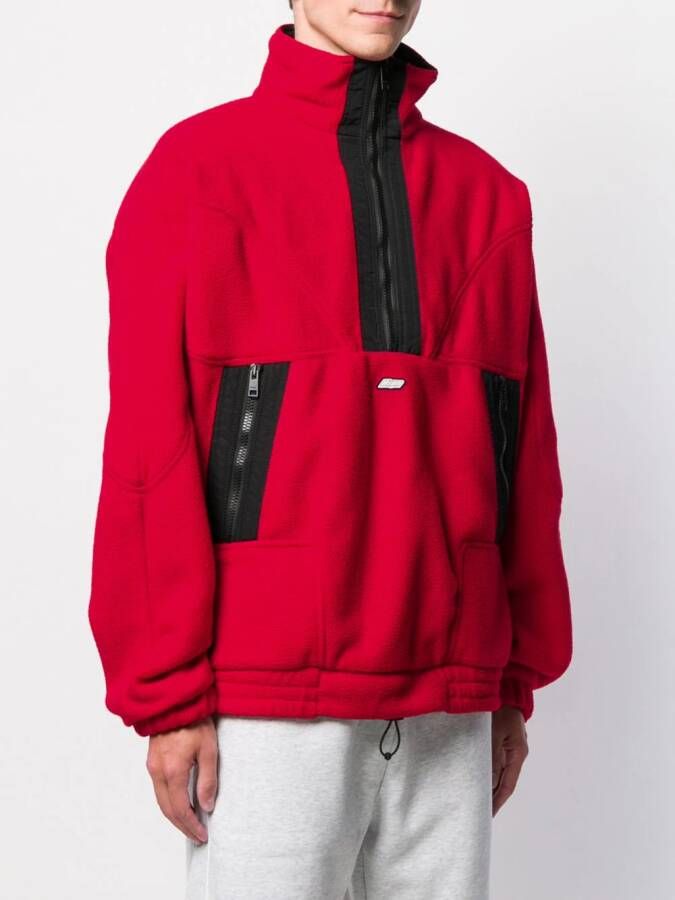 MSGM Fleece trui Rood