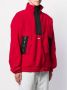 MSGM Fleece trui Rood - Thumbnail 3