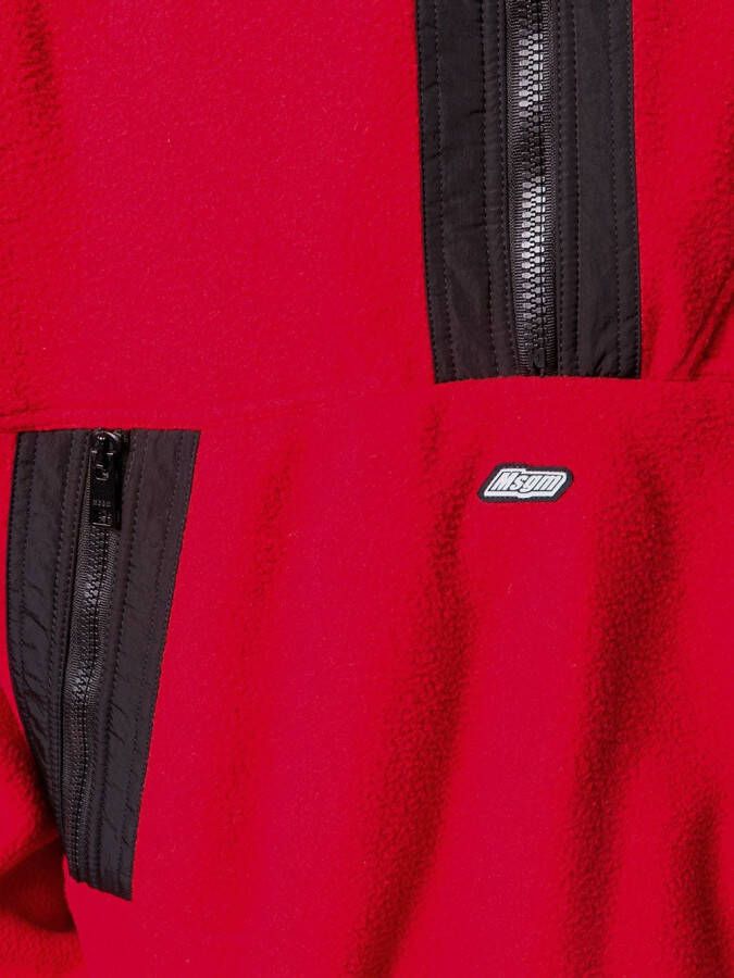 MSGM Fleece trui Rood