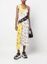 MSGM Midi-jurk met bloemenprint Wit - Thumbnail 2