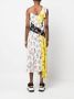 MSGM Midi-jurk met bloemenprint Wit - Thumbnail 4