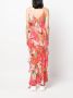 MSGM Maxi-jurk met bloemenprint Rood - Thumbnail 4