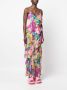 MSGM Maxi-jurk met bloemenprint Roze - Thumbnail 3