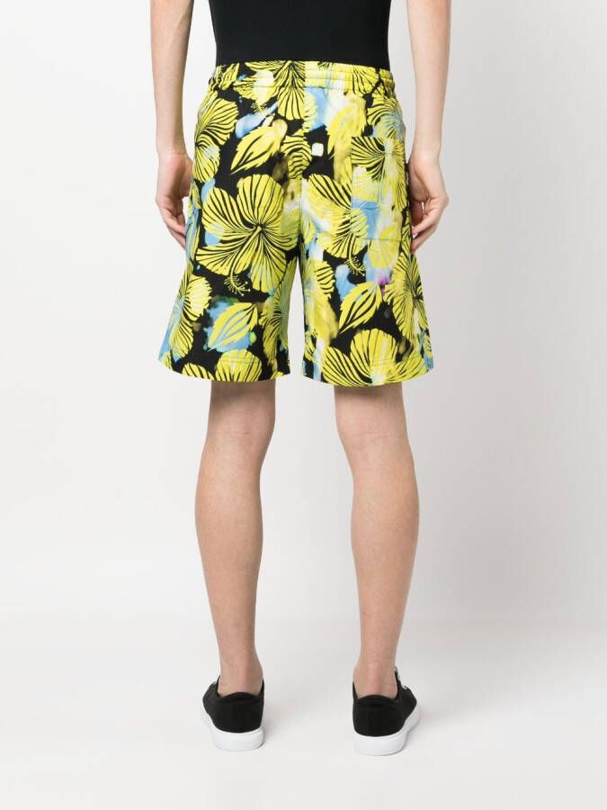 MSGM Trainingsshorts met bloemenprint Zwart