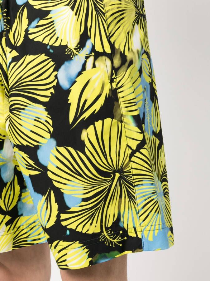 MSGM Trainingsshorts met bloemenprint Zwart