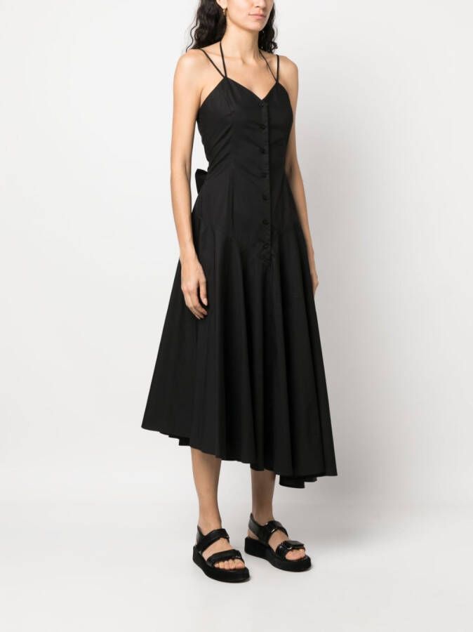 MSGM Geplooide jurk Zwart