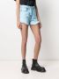 MSGM Gerafelde shorts Blauw - Thumbnail 3
