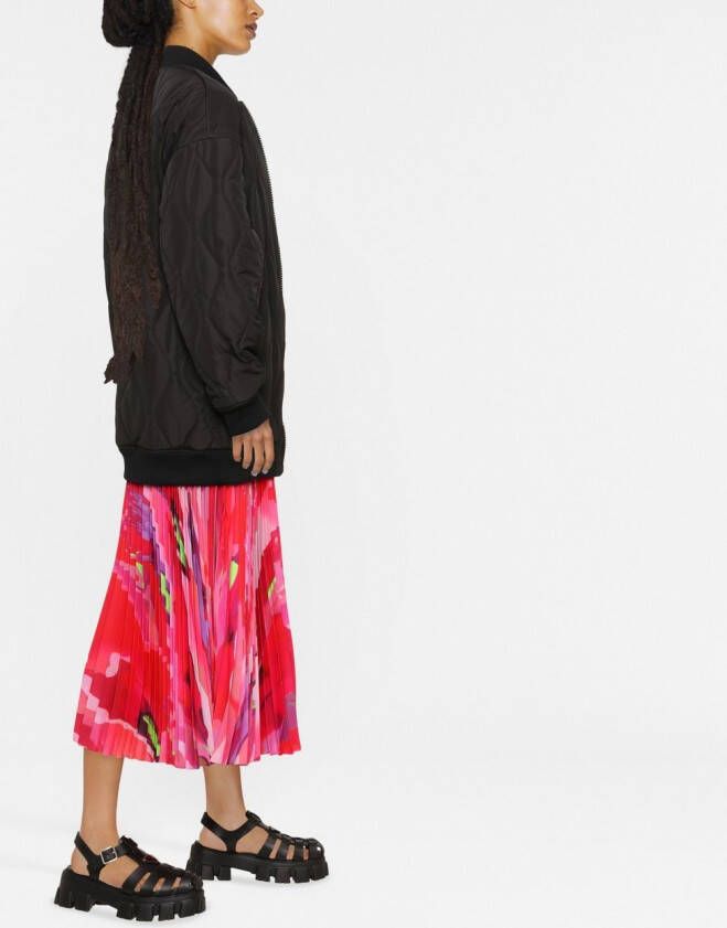 MSGM Gewatteerd bomberjack Zwart