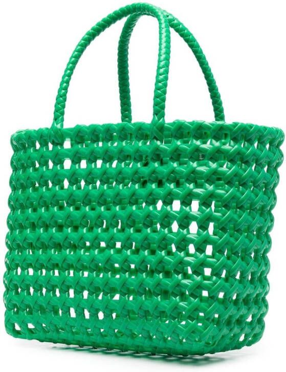 MSGM Geweven shopper Groen