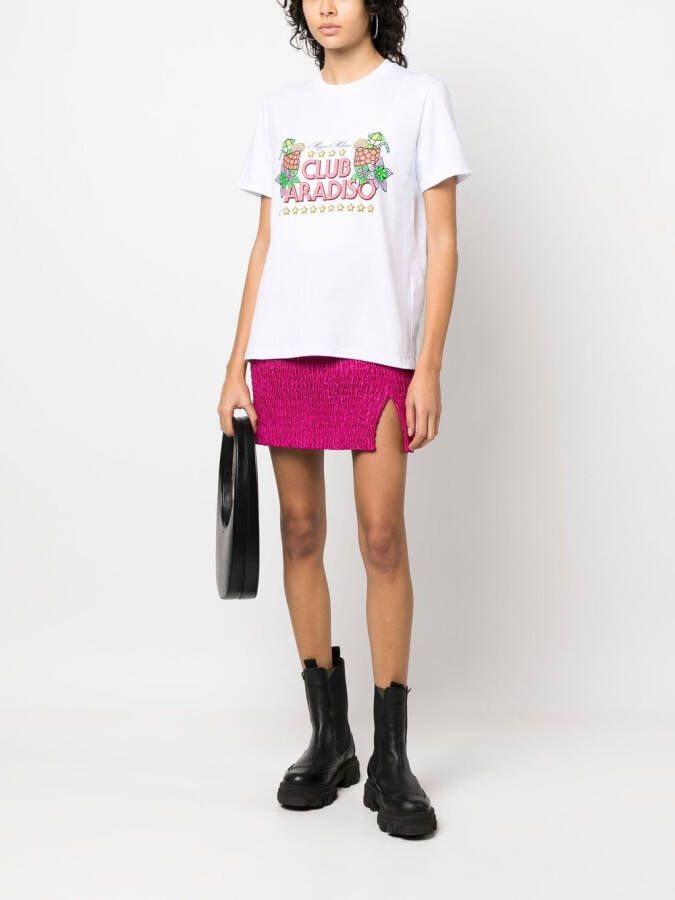 MSGM T-shirt met print Wit