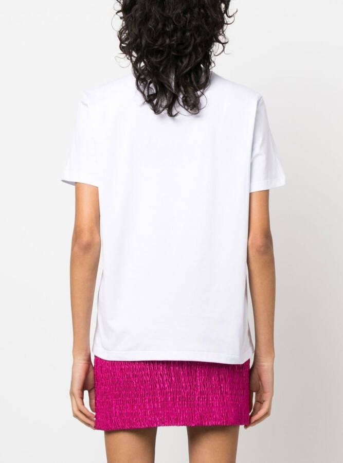 MSGM T-shirt met print Wit