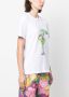 MSGM T-shirt met grafische print Wit - Thumbnail 3